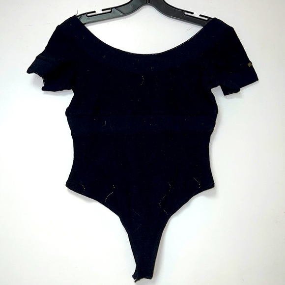 💥TOPS SALE💥 ETINCELLE PARIS BODYSUITE IN BLACK - Picture 1 of 7